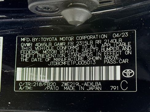 Certified 2023 Toyota Corolla LE w/ LE Convenience Package FWD image 31