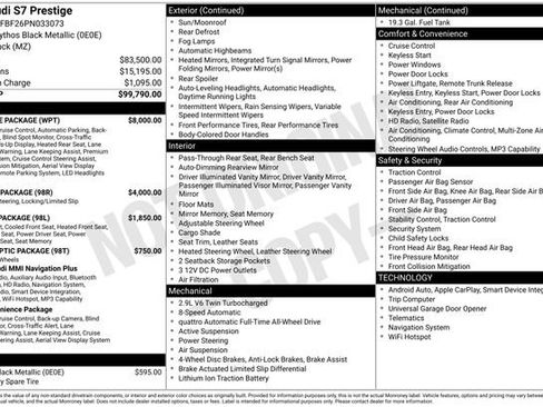 Certified 2023 Audi S7 Prestige w/ Prestige Package image 2