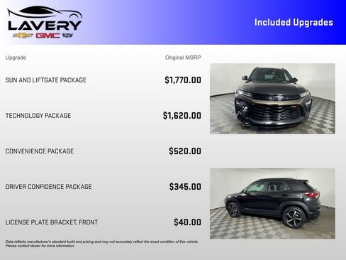 Used 2023 Chevrolet TrailBlazer RS w/ Sun and Liftgate Package AWD/4WD image 7