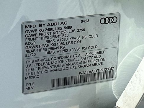 Used 2023 Audi Q5 2.0T Premium Plus w/ Premium Plus Package AWD/4WD image 30