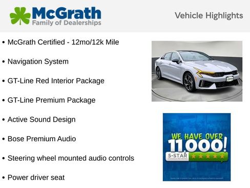 Used 2025 Kia K5 GT-Line w/ GT-Line Premium Package image 5