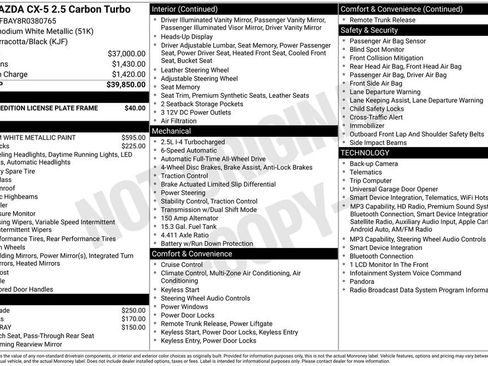 Certified 2024 MAZDA CX-5 Carbon Edition AWD/4WD image 10