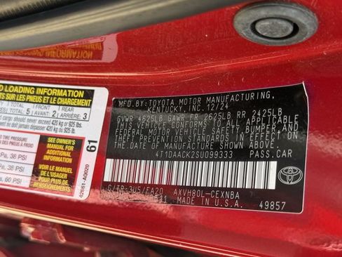 Used 2025 Toyota Camry LE FWD image 35