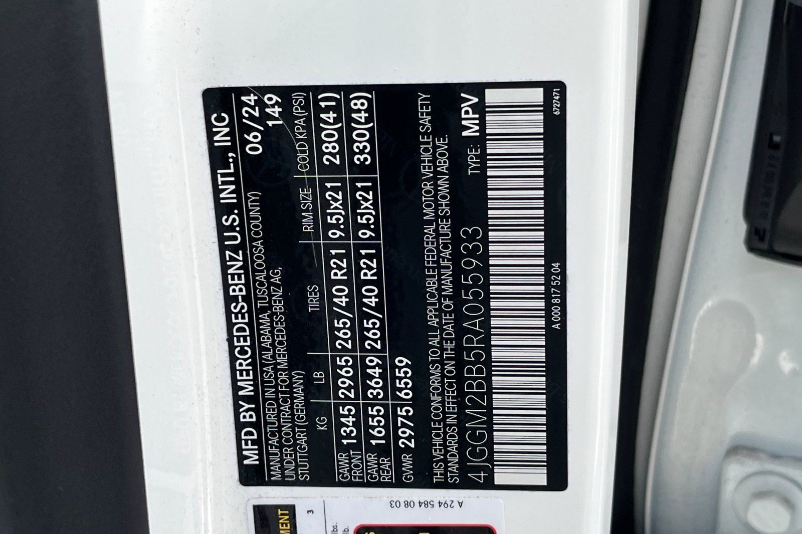 Used 2024 Mercedes-Benz EQE 350+ SUV image 10