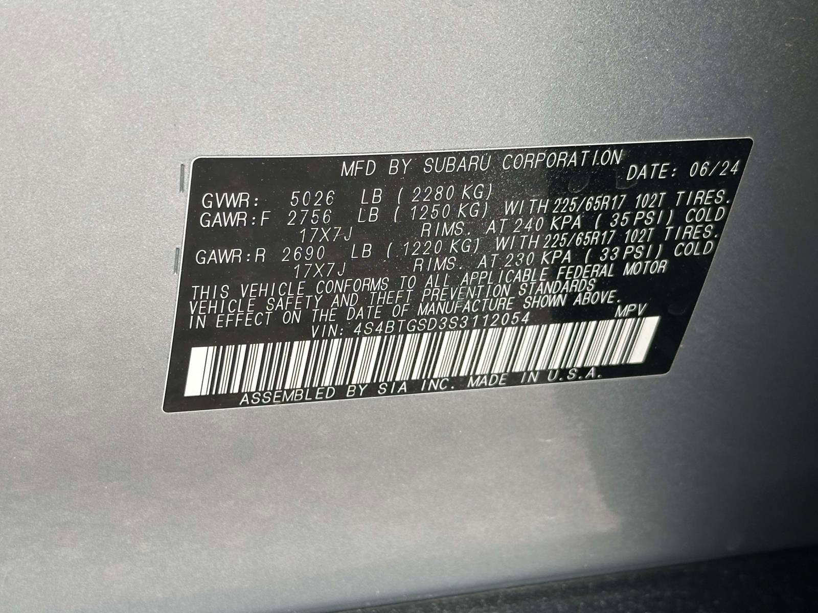Certified 2025 Subaru Outback Wilderness AWD/4WD image 27