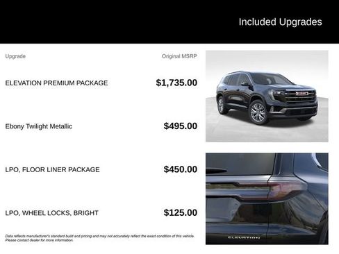 New 2026 GMC Acadia Elevation w/ Elevation Premium Package AWD/4WD image 6