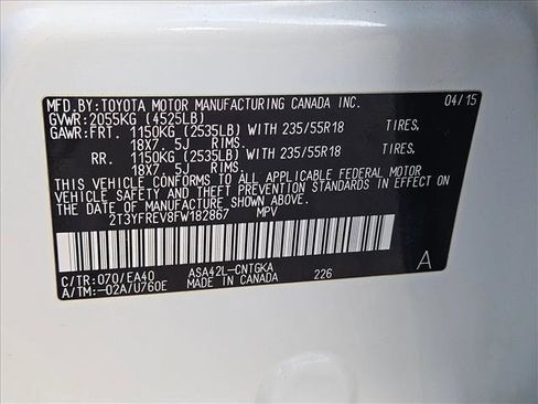 Used 2015 Toyota RAV4 Limited image 24