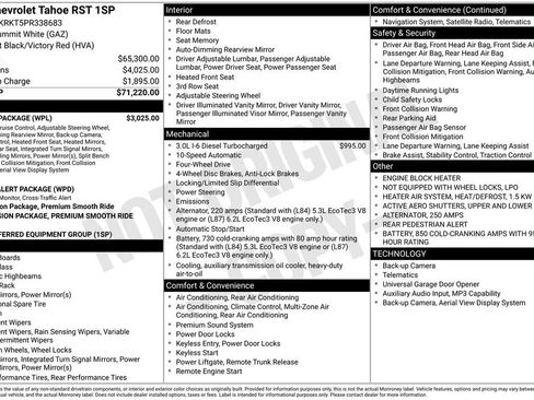 Used 2023 Chevrolet Tahoe RST w/ Luxury Package AWD/4WD image 4