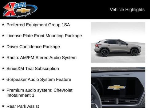 New 2026 Chevrolet Trax ACTIV w/ Driver Confidence Package FWD image 3