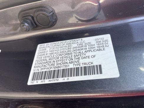 Used 2022 Honda Ridgeline RTL-E image 10