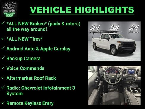 Used 2022 Chevrolet Silverado 1500 W/T w/ WT Fleet Convenience Package AWD/4WD image 3