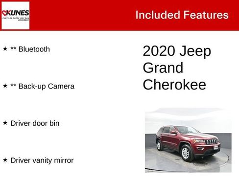 Used 2020 Jeep Grand Cherokee Laredo AWD/4WD image 3