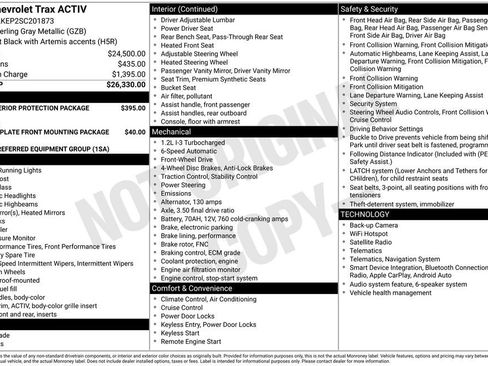 Used 2025 Chevrolet Trax ACTIV FWD image 4