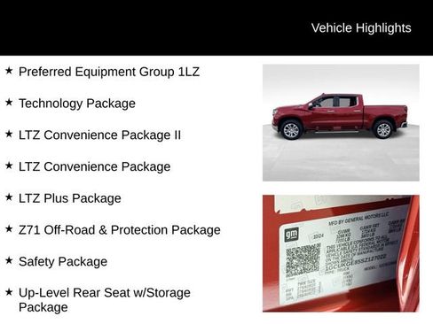Certified 2025 Chevrolet Silverado 1500 LTZ AWD/4WD image 27