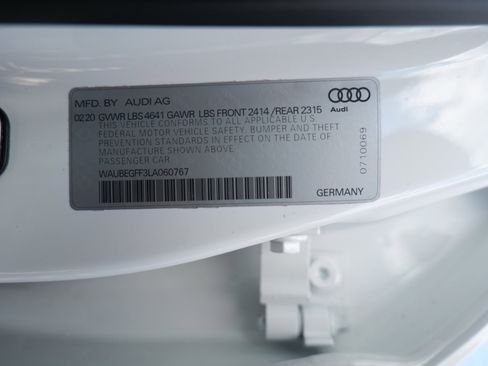 Used 2020 Audi A3 2.0T Premium w/ Final Edition Package image 61