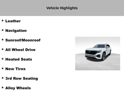 Used 2024 Volkswagen Atlas SEL Premium R-Line AWD/4WD image 9