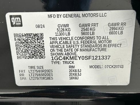 Used 2025 Chevrolet Silverado 2500 Custom w/ Custom Value Package AWD/4WD image 30