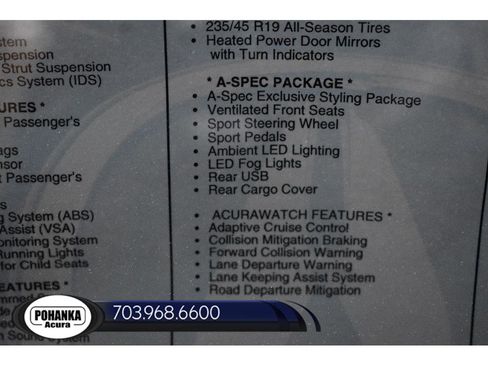 New 2025 Acura ADX A-Spec image 37