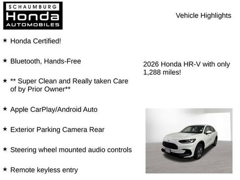Used 2026 Honda HR-V LX image 14