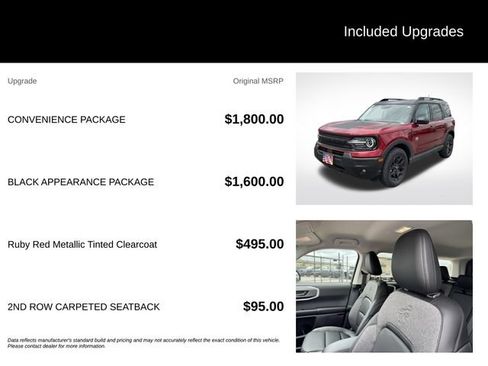 New 2026 Ford Bronco Sport Big Bend w/ Convenience Package AWD/4WD image 5