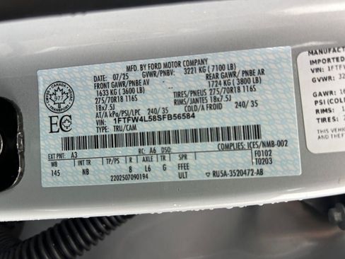 Used 2025 Ford F150 Tremor w/ Equipment Group 402A High AWD/4WD image 34