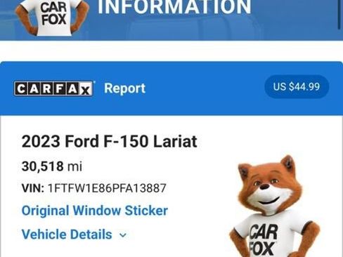 Used 2023 Ford F150 Lariat w/ Equipment Group 502A High AWD/4WD image 6