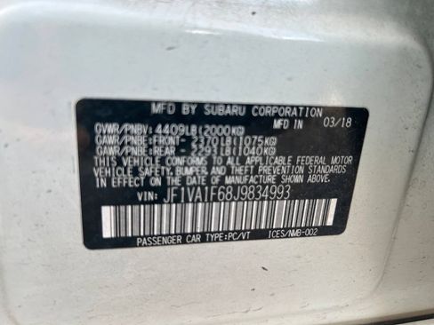 Used 2018 Subaru WRX Limited AWD/4WD image 27