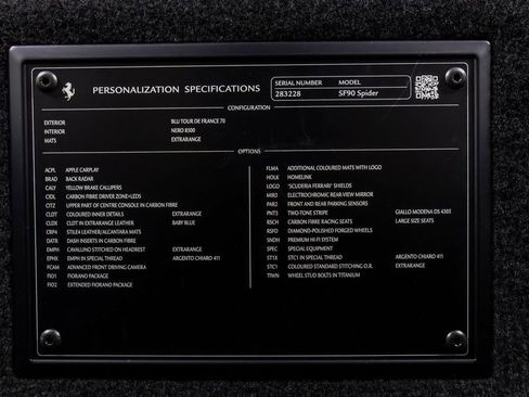 Certified 2022 Ferrari SF90 Spider image 63