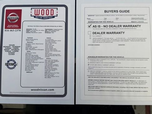 Used 2023 Nissan Titan Platinum Reserve w/ Off Road Protection Package image 10