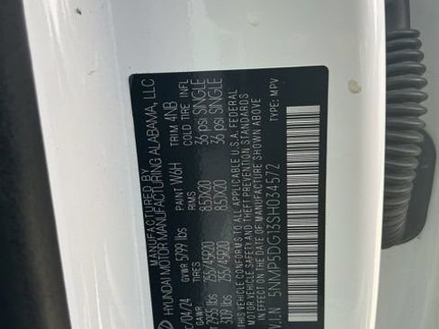 Certified 2025 Hyundai Santa Fe Calligraphy AWD/4WD image 28