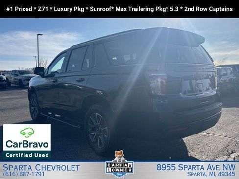 Certified 2024 Chevrolet Tahoe Z71 w/ Luxury Package AWD/4WD image 5