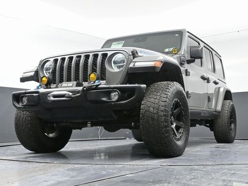Used 2021 Jeep Wrangler Unlimited Rubicon 4xe w/ Steel Bumper Group image 48