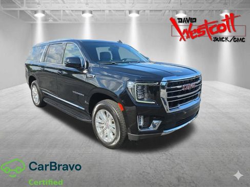 Certified 2023 GMC Yukon XL SLT w/ SLT Premium Package AWD/4WD image 1