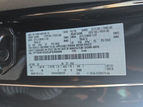 Used 2018 Ford F150 XLT w/ Equipment Group 302A Luxury image 38