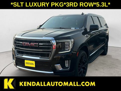 Certified 2022 GMC Yukon XL SLT w/ SLT Luxury Package AWD/4WD image 1