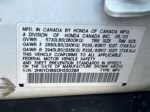 Used 2003 Acura MDX Touring image 24