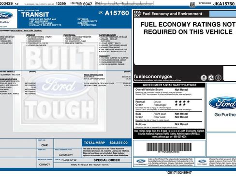 Used 2018 Ford Transit 250 148 Medium Roof RWD image 6