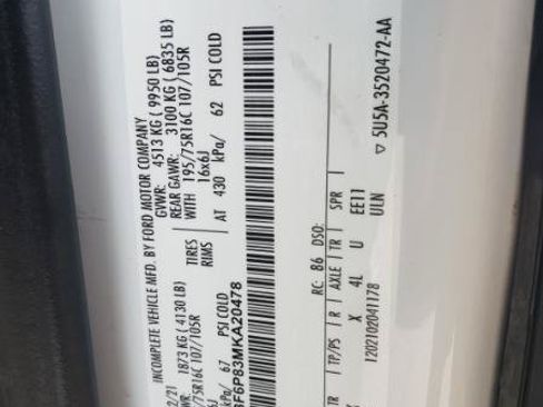Used 2021 Ford Transit 350 DRW w/ Upfitter Package RWD image 27