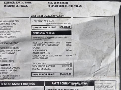 Used 2023 Chevrolet Corvette Stingray Preferred Cpe w/ 2LT image 44