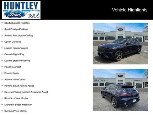 Used 2024 Genesis GV70 3.5T Sport w/ Sport Prestige Package image 2