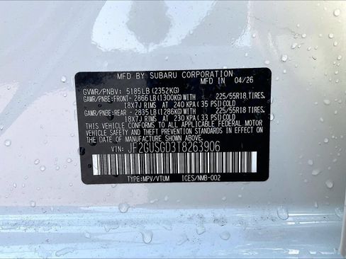 New 2026 Subaru Crosstrek 2.5i Sport AWD/4WD image 12