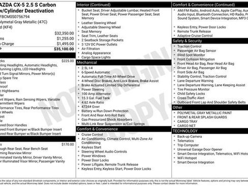 New 2025 MAZDA CX-5 Carbon Edition image 4