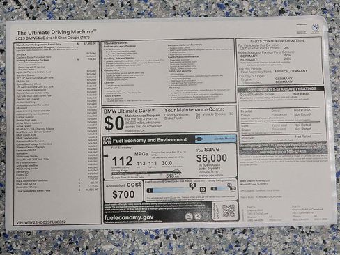 Used 2025 BMW i4 eDrive40 w/ Parking Assistance Package image 17