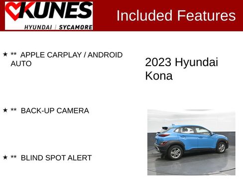 Used 2023 Hyundai Kona SE FWD image 2
