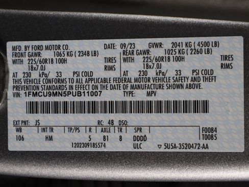 Used 2023 Ford Escape ST-Line w/ Tech Pack #1 image 46