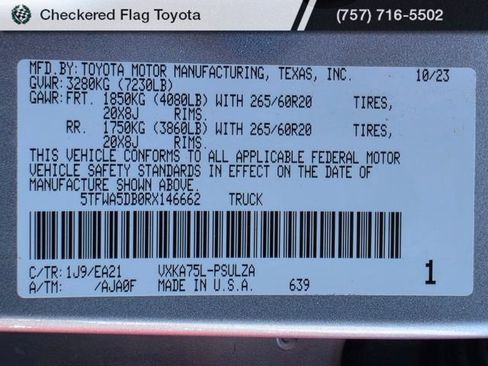 Used 2024 Toyota Tundra Limited image 23