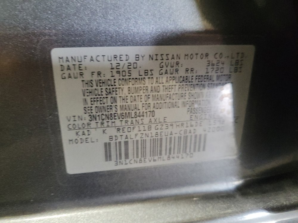Used 2021 Nissan Versa SV FWD image 33