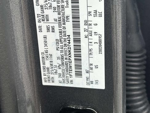 Used 2022 Ford F150 XLT w/ Equipment Group 302A High AWD/4WD image 30