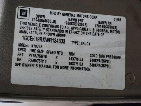 Used 1998 Chevrolet Silverado 1500 4x4 Extended Cab w/ Preferred Equipment Group 2 image 23