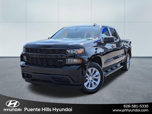 Used 2021 Chevrolet Silverado 1500 Custom w/ LPO, Dark Essentials Package AWD/4WD image 1
